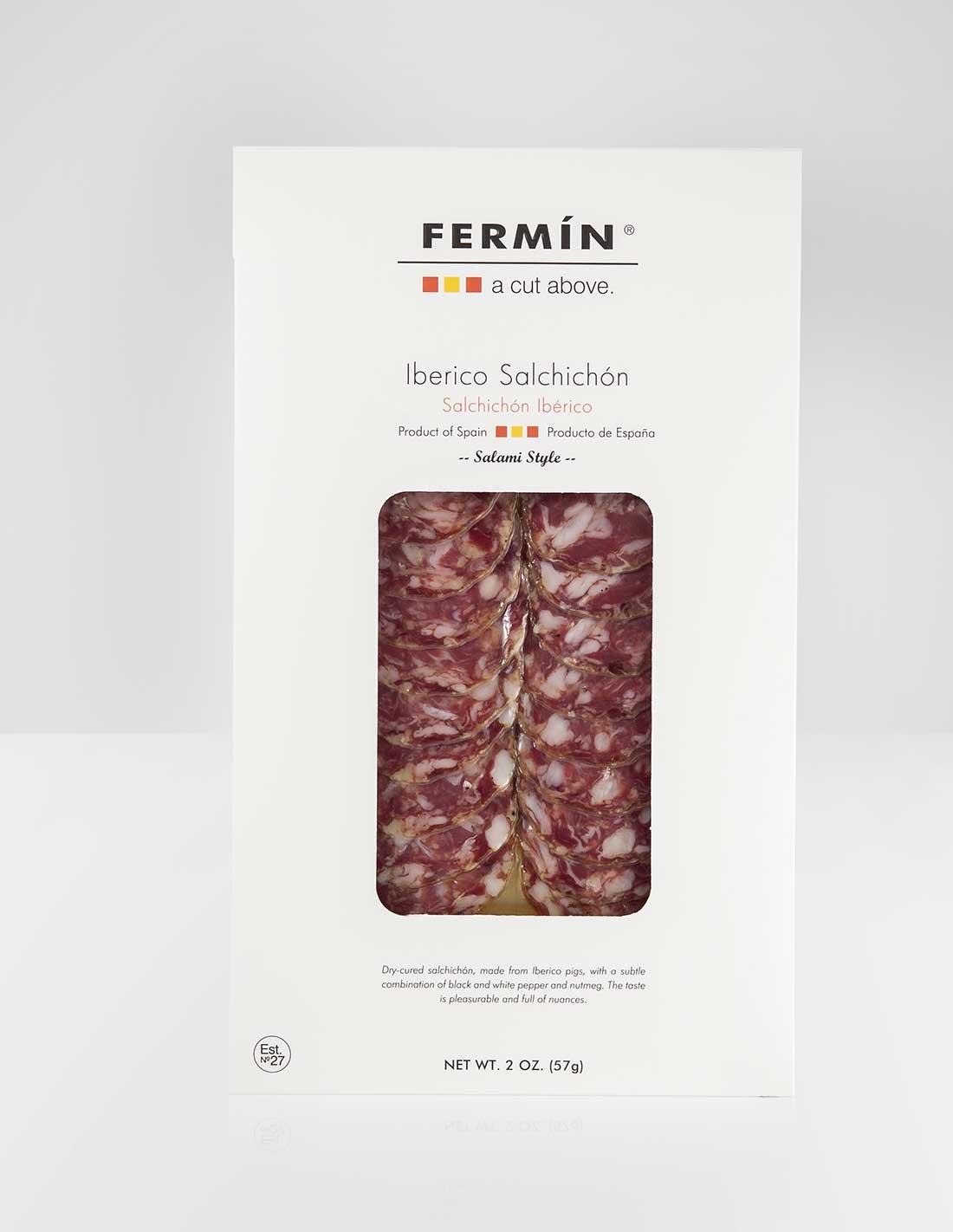 Iberian Salchichón, Pre-Sliced by Fermín (3-Pack)